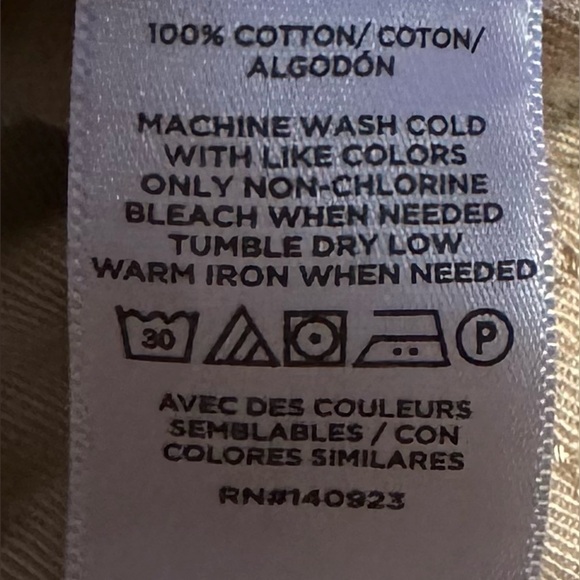 Loft Women’s Size 4 100% Cotton Tan Cargo Pants EUC - Picture 6 of 9